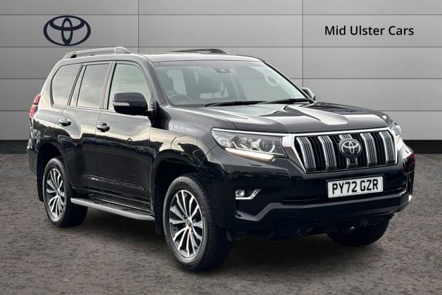 Toyota Land Cruiser 2.8 D-4D 204 Invincible 5dr Auto 7 Seats Estate Diesel BLACK