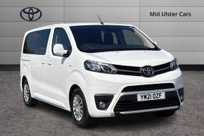 2021 Toyota Proace Verso at Mid Ulster Cars Ltd Cookstown
