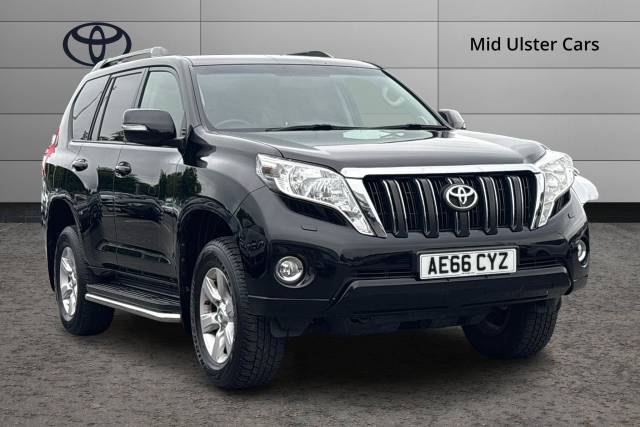 Toyota Land Cruiser 2.8 D-4D Active 5dr Auto 7 Seats Estate Diesel BLACK