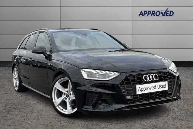Audi A4 2.0 35 TDI S Line 5dr S Tronic Estate Diesel BLACK