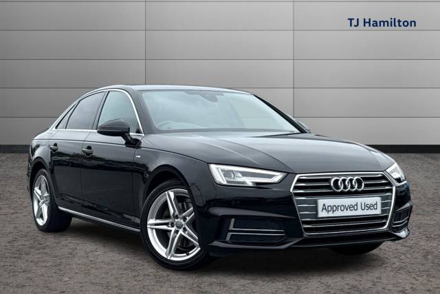 Audi A4 1.4T FSI S Line 4dr [Leather/Alc] Saloon Petrol BLACK