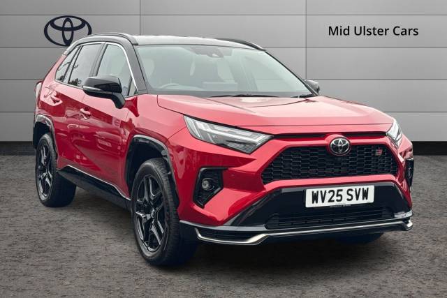 Toyota Rav4 2.5 PHEV GR Sport 5dr CVT Estate Petrol / Electric Hybrid RED/BLACK