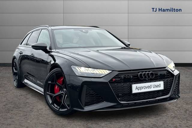Audi RS6 Avant 4.0 RS 6 TFSI Qtro Perform Carbon Vorsp 5dr Tiptronic Estate Petrol Black