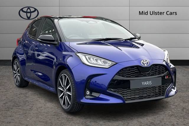 Toyota Yaris GR Sport 1.5 CVT Hybrid Auto Hatchback Hybrid Juniper Blue Bi Tone