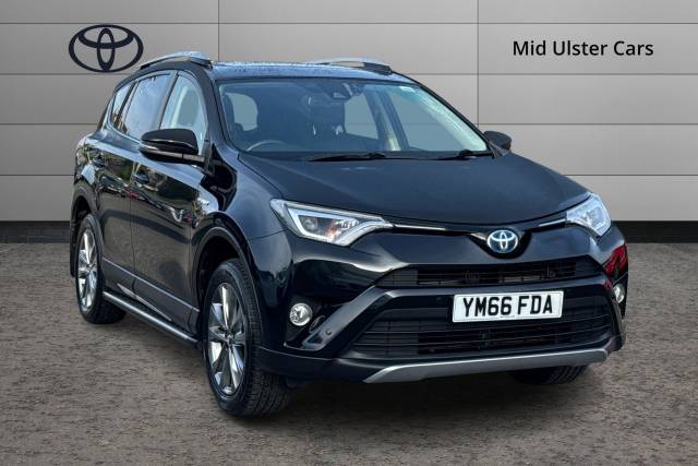 Toyota Rav4 2.5 VVT-i Hybrid Excel TSS 5dr CVT Estate Petrol/Electric Hybrid BLACK