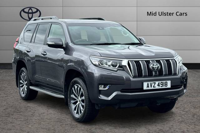 Toyota Land Cruiser 2.8 D-4D 204 Invincible 5dr Auto 7 Seats Estate Diesel GREY