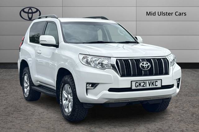 Toyota Land Cruiser 2.8 D-4D 204 Active 3dr Auto 5 Seats Estate Diesel WHITE