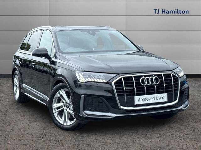 Audi Q7 3.0 45 TDI Quattro S Line 5dr Tiptronic Estate Diesel BLACK