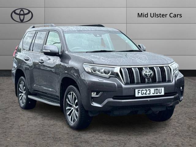 Toyota Land Cruiser 2.8 D-4D 204 Invincible 5dr Auto 7 Seats Estate Diesel GREY