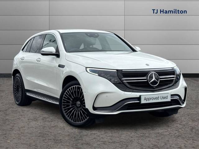 Mercedes-Benz Eqc 0.0 EQC 400 300kW AMG Line Premium 80kWh 5dr Auto Estate Electric WHITE