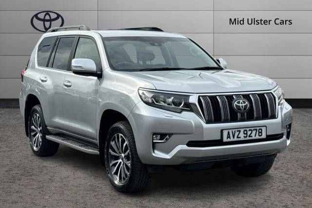 Toyota Land Cruiser 2.8 D-4D 204 Invincible 5dr Auto 7 Seats Estate Diesel SILVER