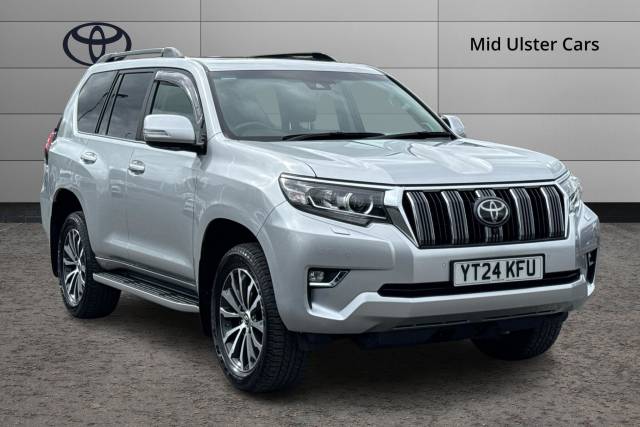 Toyota Land Cruiser 2.8 D-4D 204 Invincible 5dr Auto 7 Seats Estate Diesel SILVER