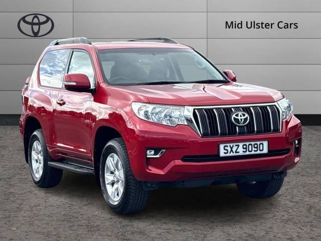 Toyota Land Cruiser 2.8 D-4D 204 Active 3dr Auto 5 Seats Estate Diesel RED