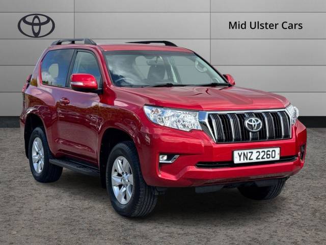Toyota Land Cruiser 2.8 D-4D Active 3dr Auto 5 Seats Estate Diesel RED