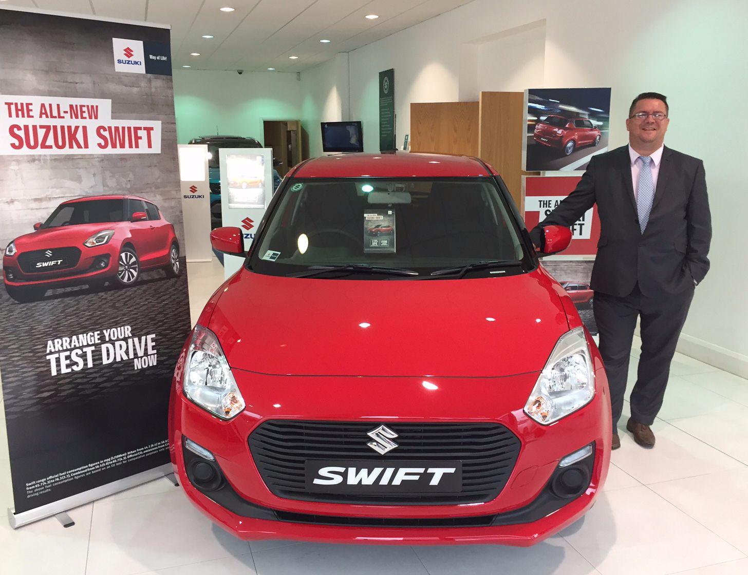 New Suzuki Swift launch at Mid Ulster Cars