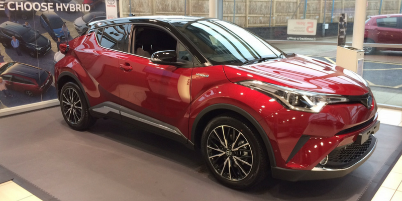 The New C-HR Hybrid Red Edition arrives in our showroom!