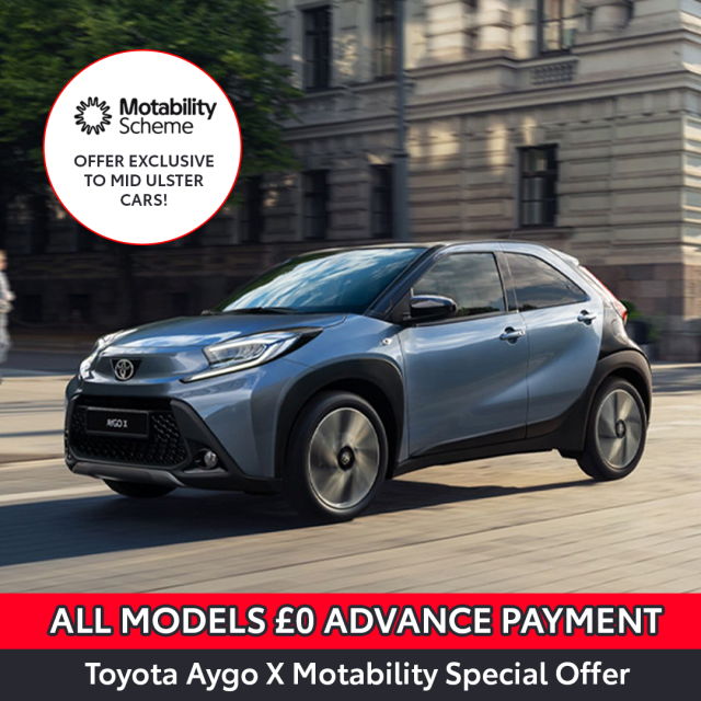 Toyota Aygo X Motability Exclusive Offer  Motability Offer
